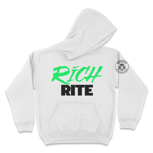 Rich Rite Lime Kid's Unisex Hoodie