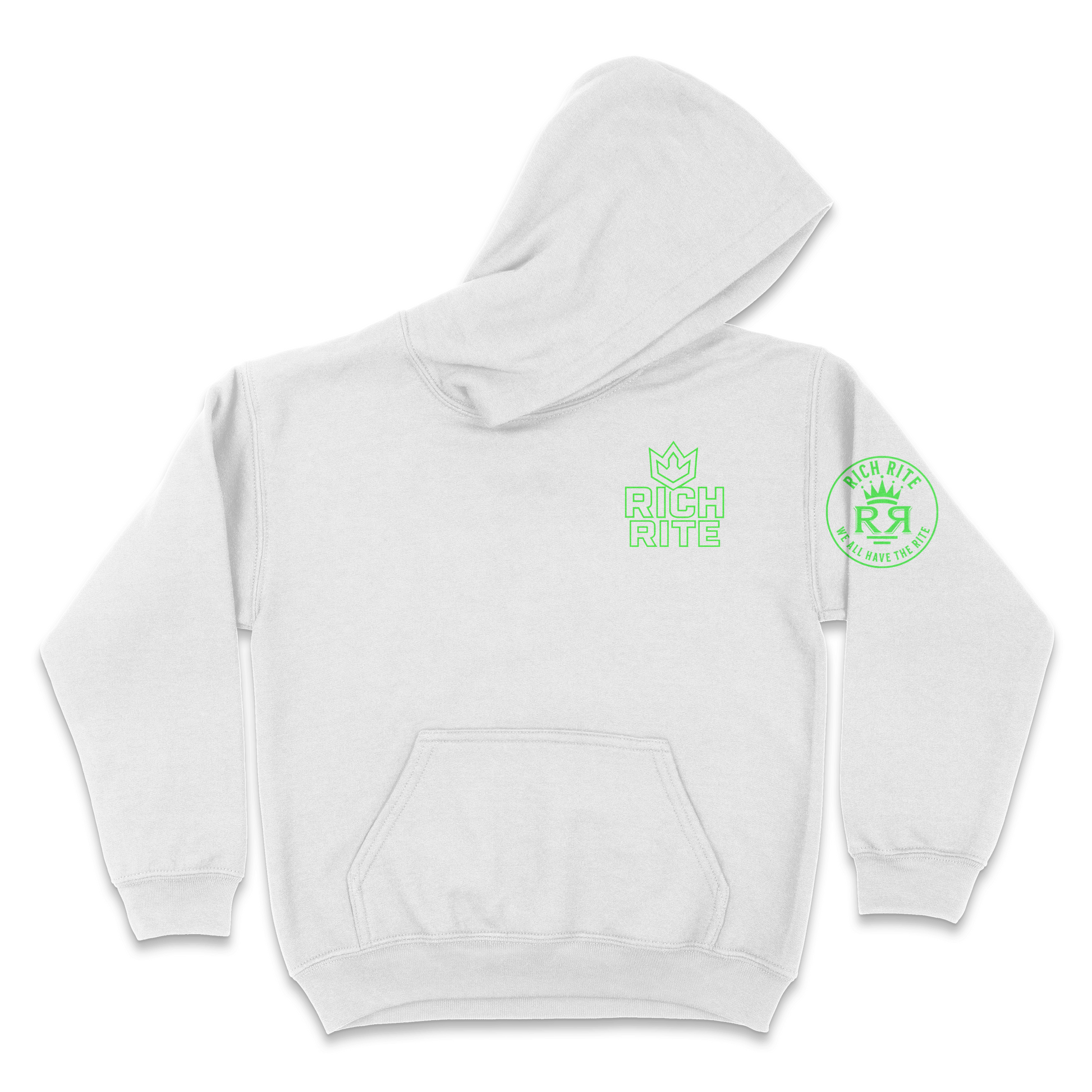 Rich Rite Crown Kid's Front and Back Unisex Hoodie