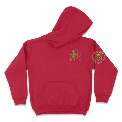 Rich Rite Crown Kid's Front and Back Unisex Hoodie