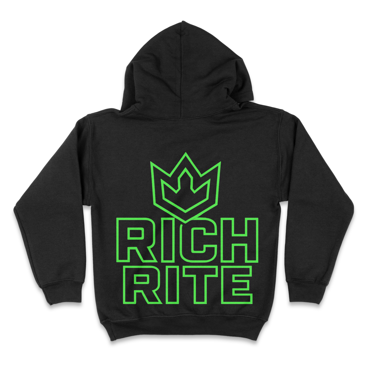 Rich Rite Crown Kid's Front and Back Unisex Hoodie