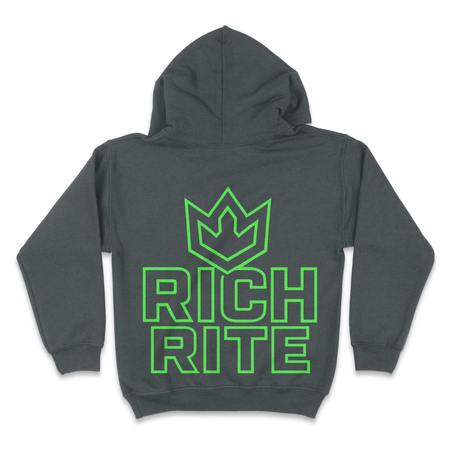 Rich Rite Crown Kid's Front and Back Unisex Hoodie