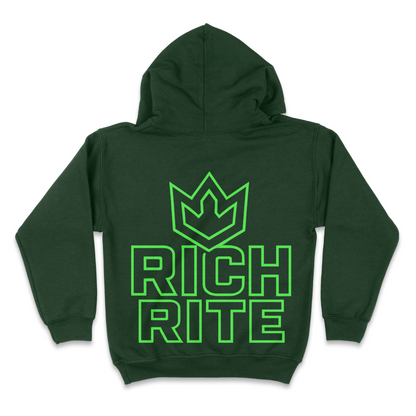 Rich Rite Crown Kid's Front and Back Unisex Hoodie