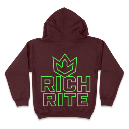 Rich Rite Crown Kid's Front and Back Unisex Hoodie
