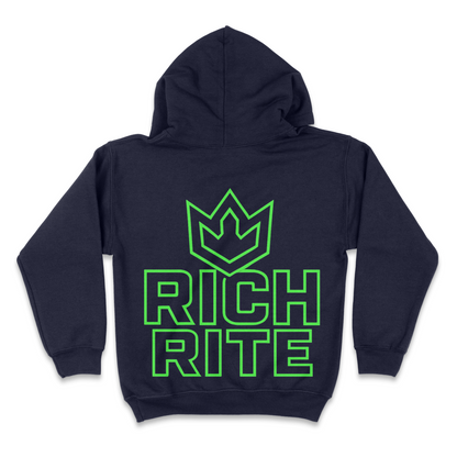 Rich Rite Crown Kid's Front and Back Unisex Hoodie