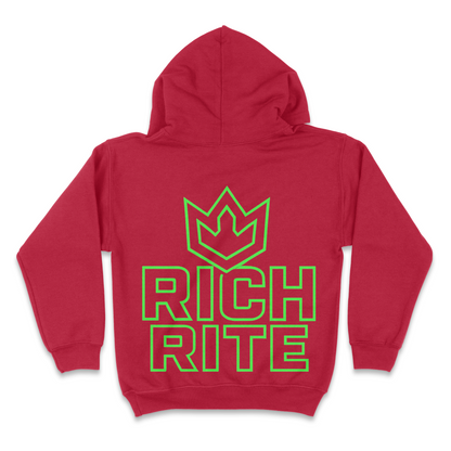 Rich Rite Crown Kid's Front and Back Unisex Hoodie