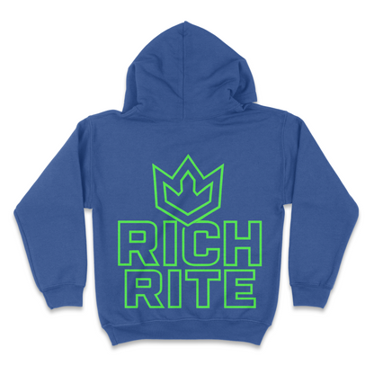 Rich Rite Crown Kid's Front and Back Unisex Hoodie