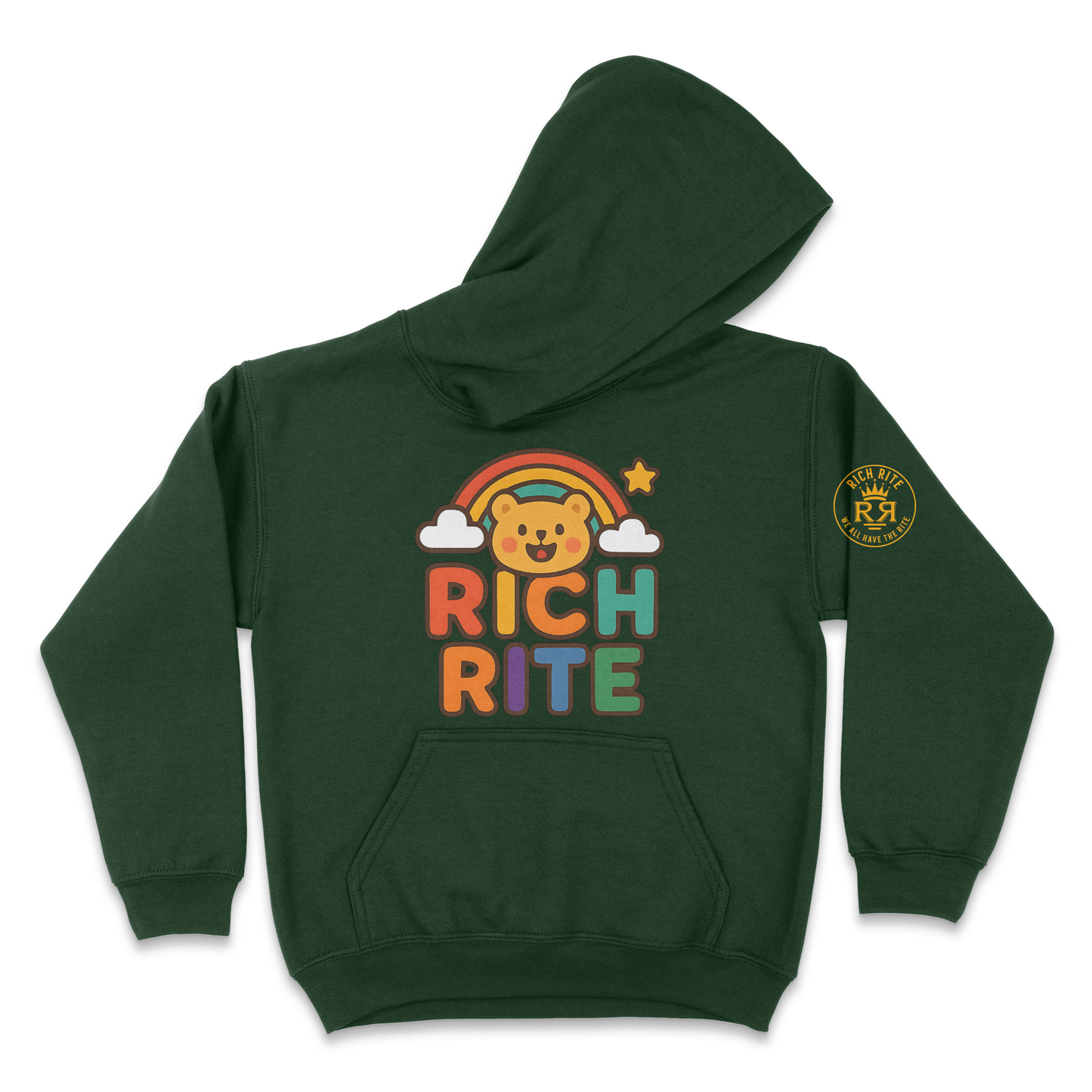 Rich Rite Rainbow Kid's Unisex Hoodie