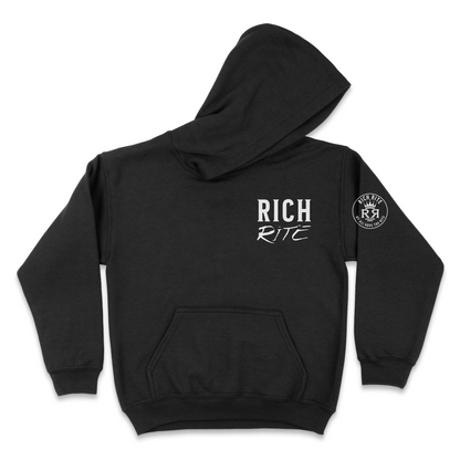 Rich Rite Logo Front and Back Kid's Unisex Hoodie