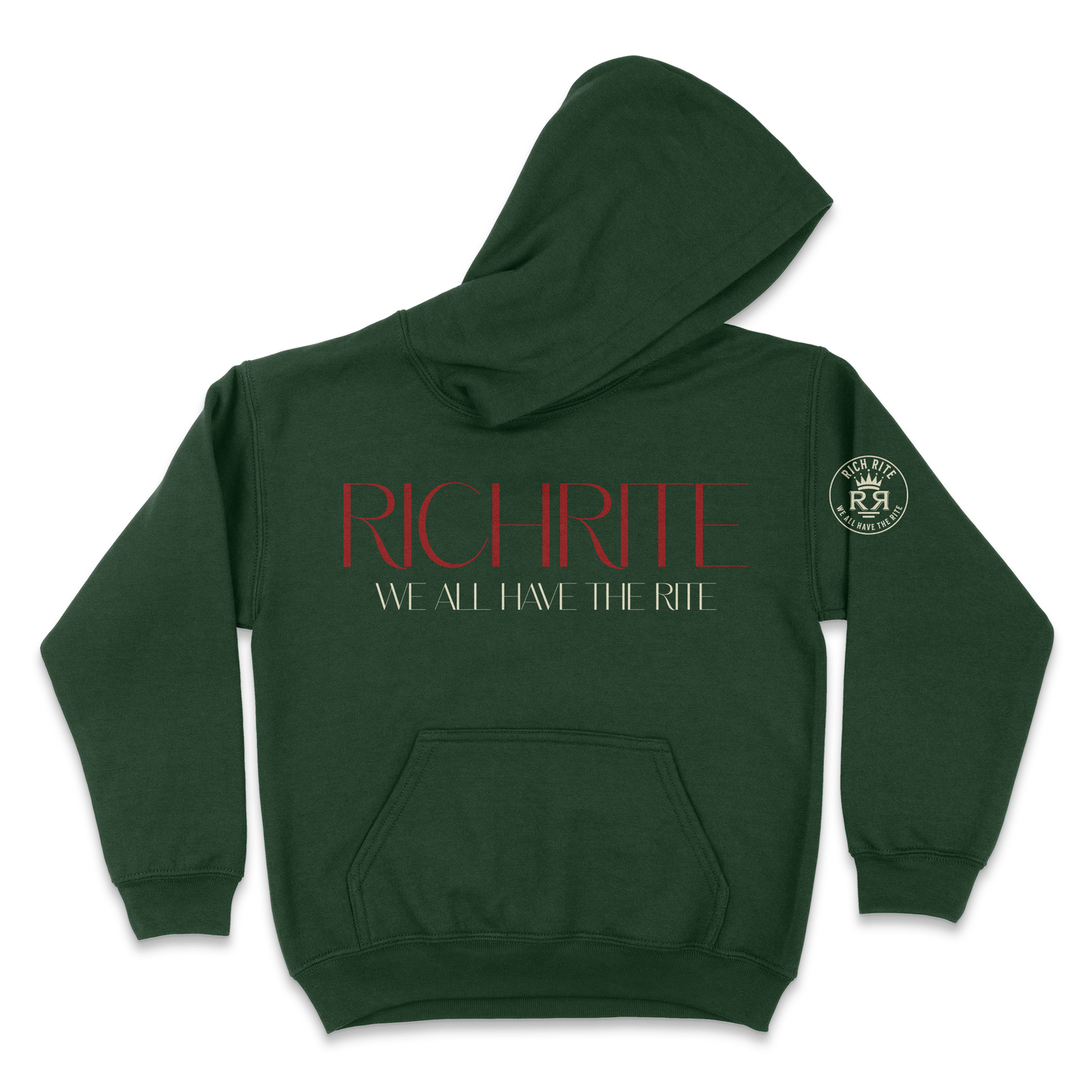 Rich Rite Burgundy Kid's Unisex hoodie