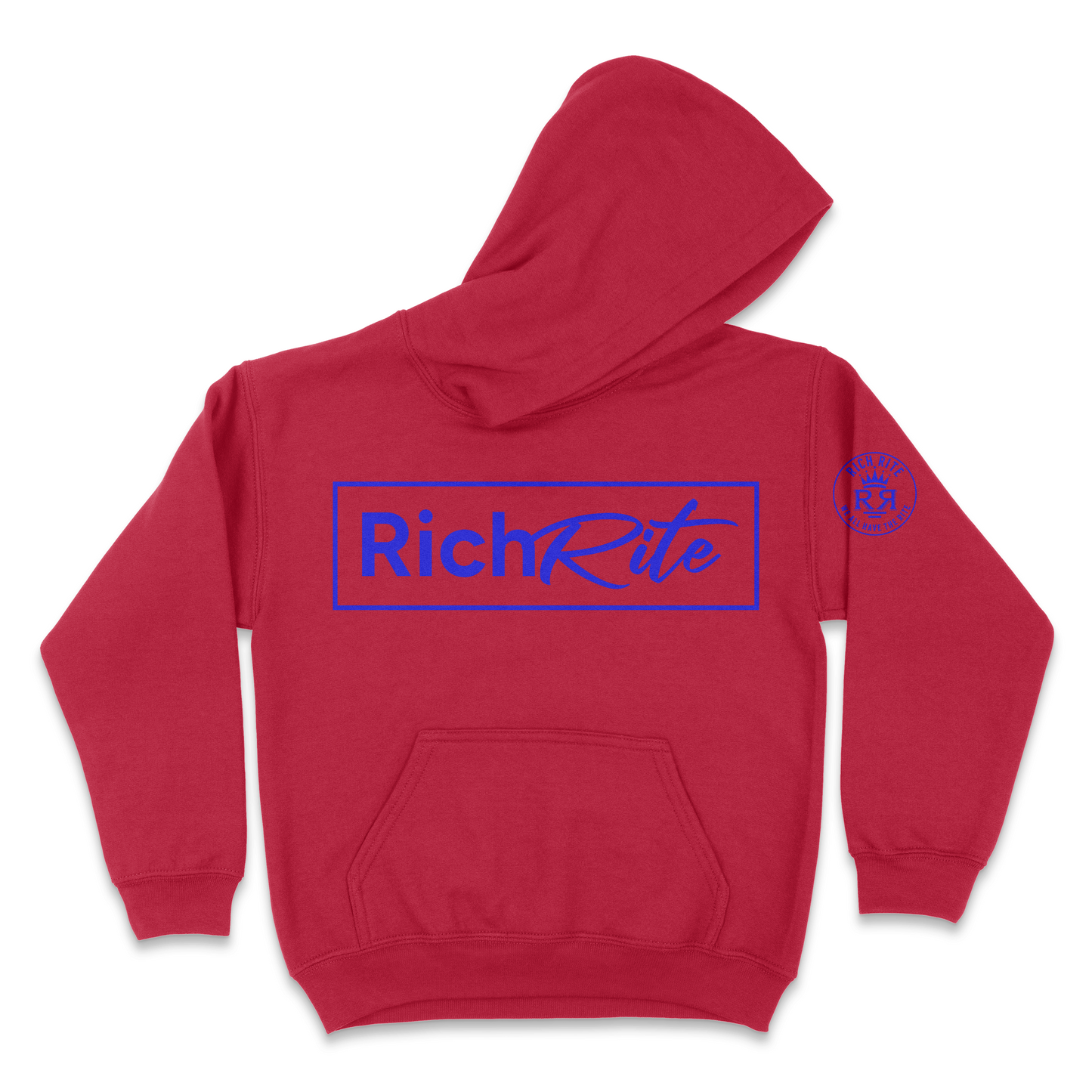 Rich Rite Blue Logo Kid's Unisex Hoodie
