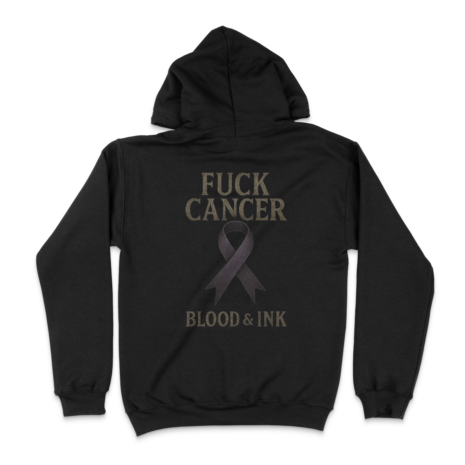 Fuck Cancer Blood and Ink Unisex Hoodie