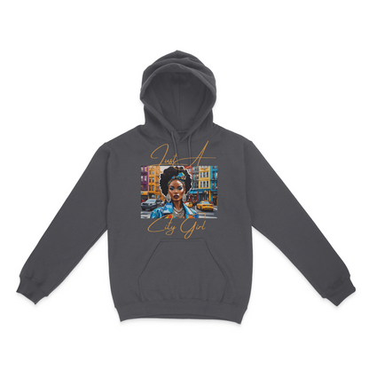 Just A City Girl Graphic Unisex Hoodie