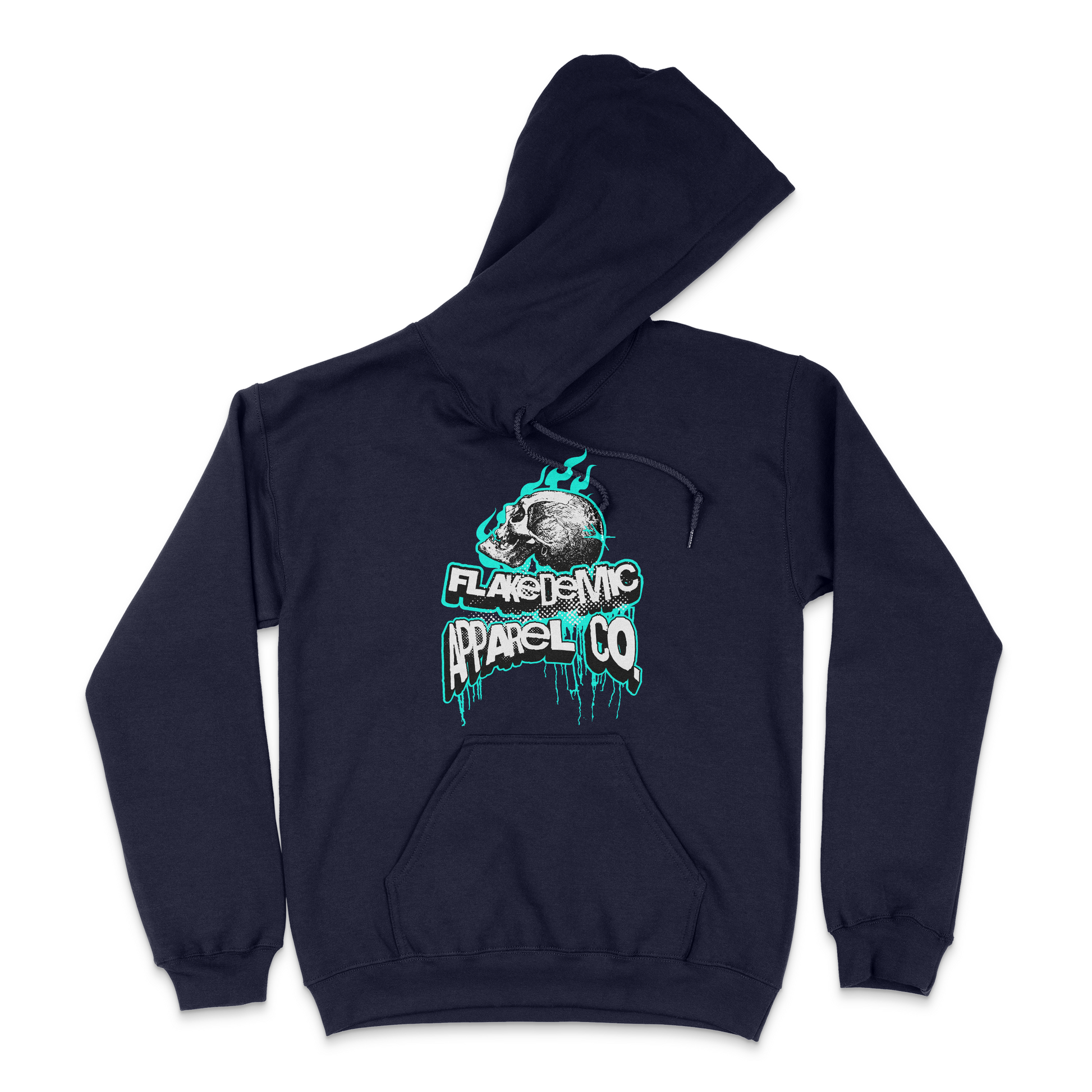 Skull Drip by FlakeDemic Hoodie | FlakeDemic Apparel
