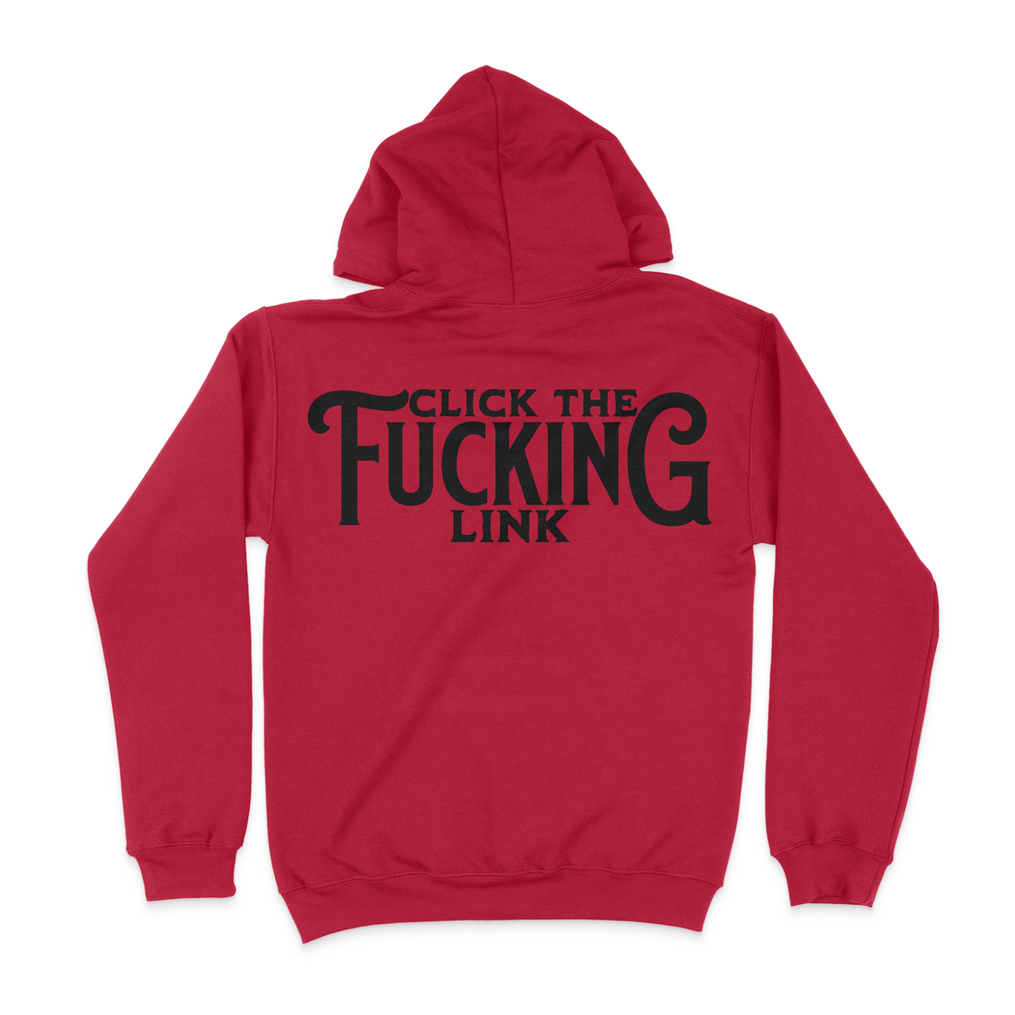 Joe The Bull Guy Click The Fucking Link Unisex Hoodie