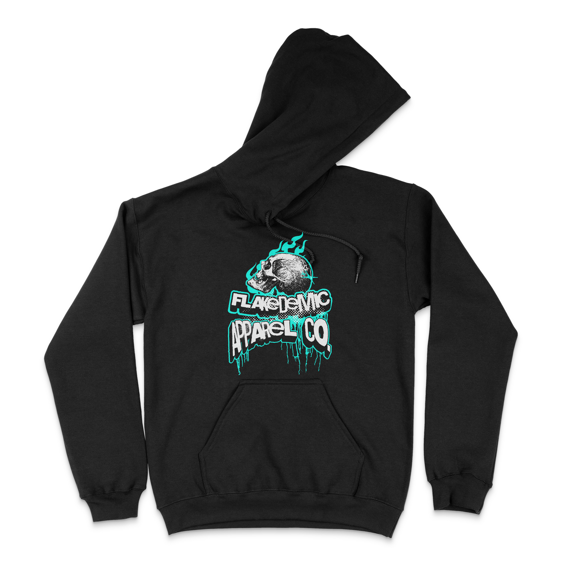 Skull Drip by FlakeDemic Hoodie | FlakeDemic Apparel