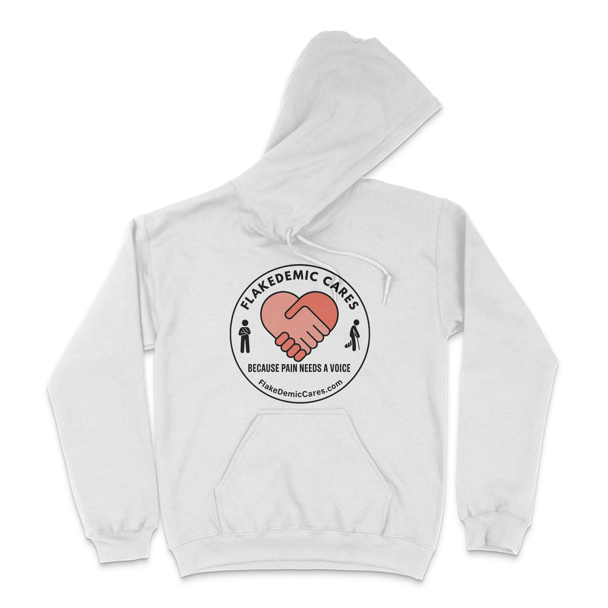 FlakeDemic Cares Logo Hoodie