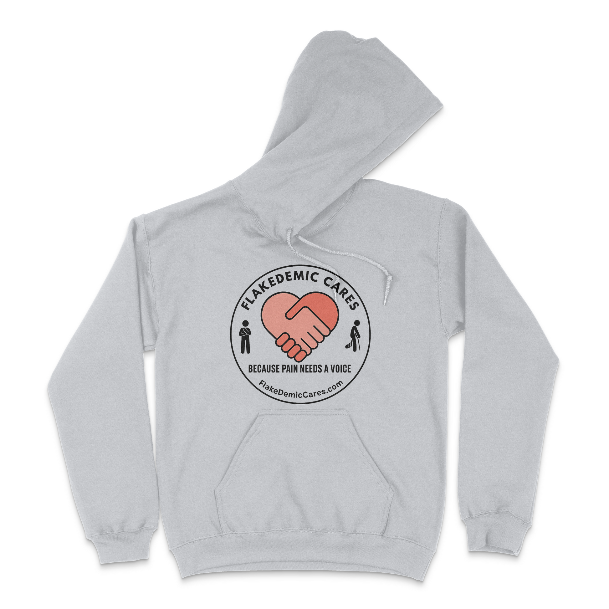 FlakeDemic Cares Logo Hoodie
