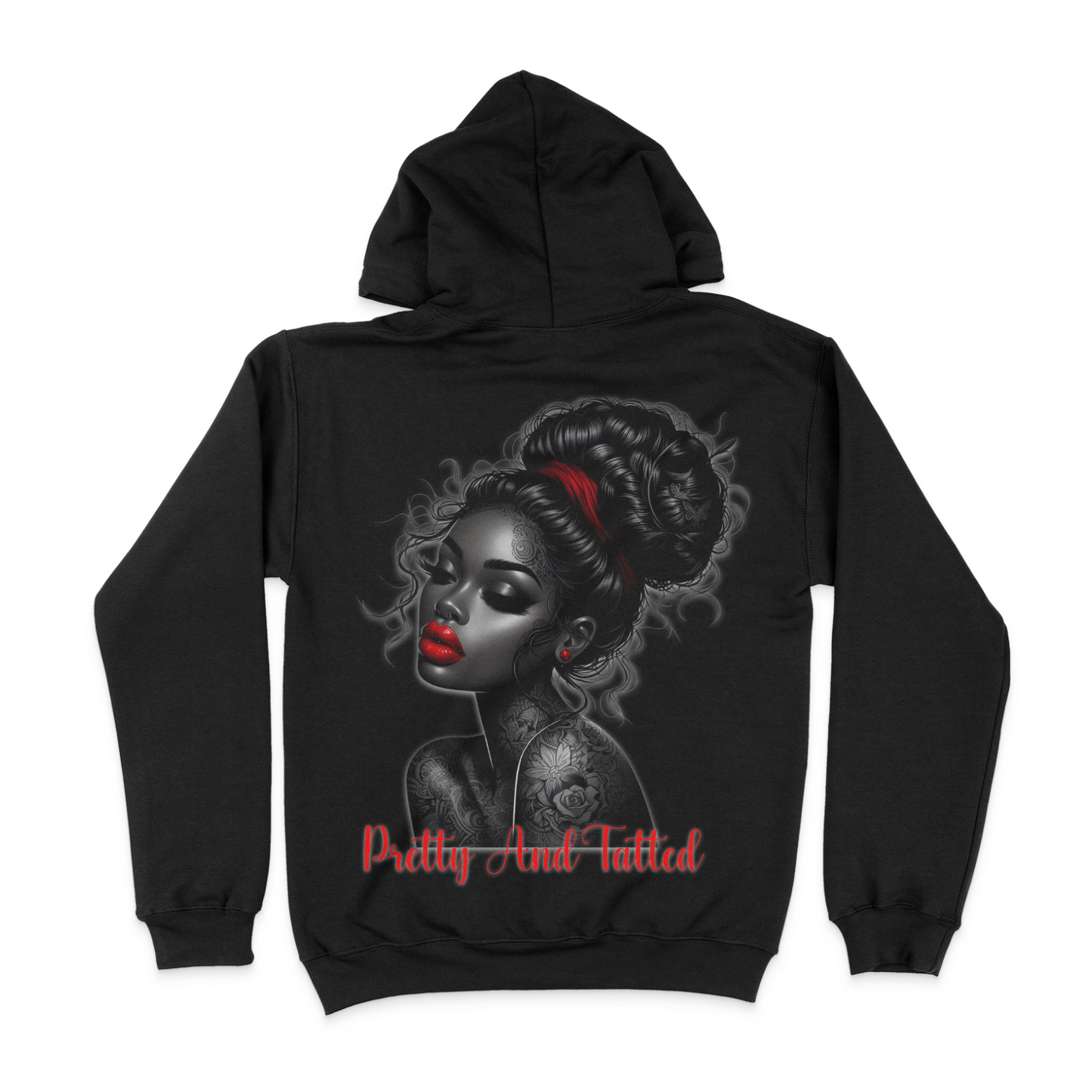 Pretty and Tatted Unisex Hoodie (BACK DESIGN)