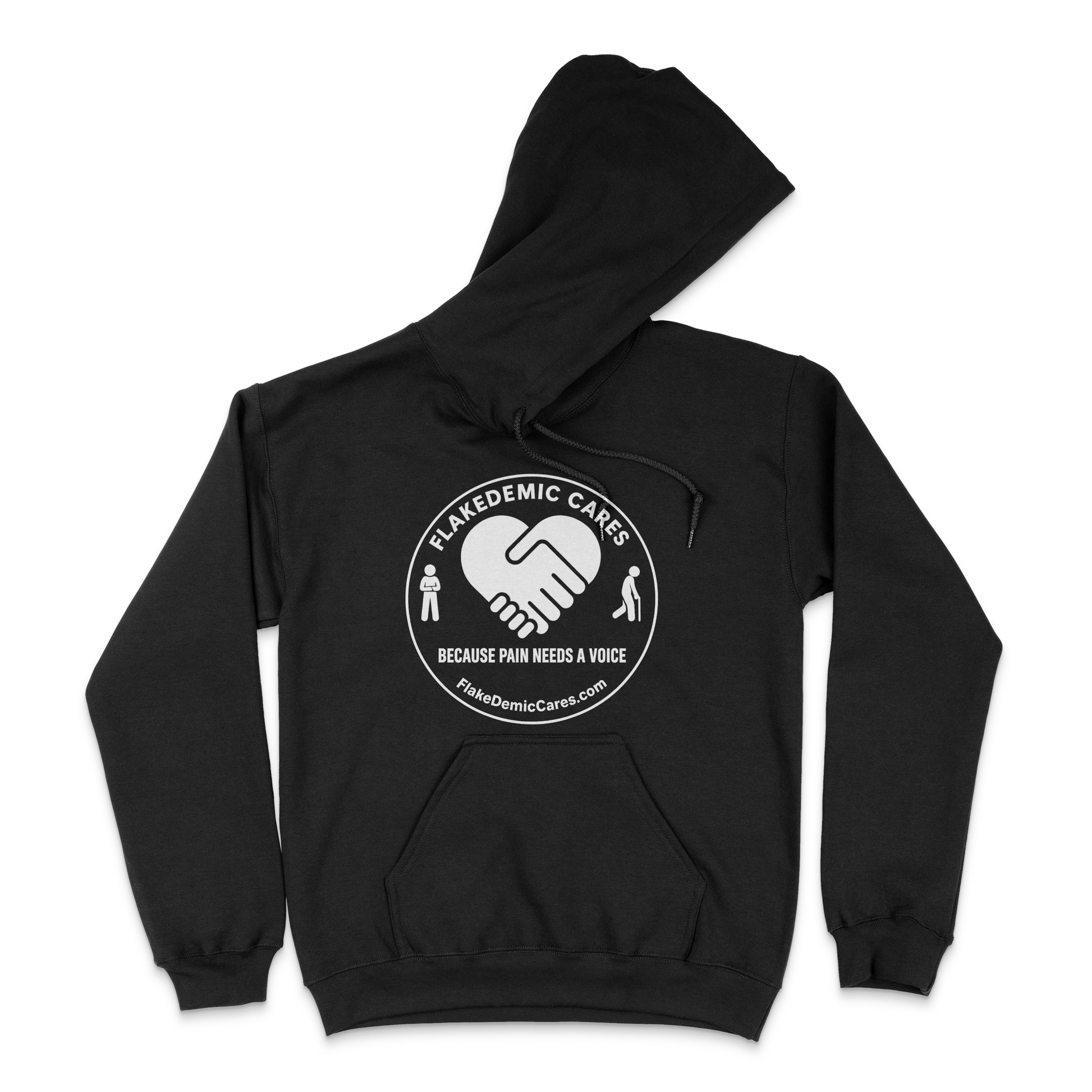FlakeDemic Cares Logo Hoodie
