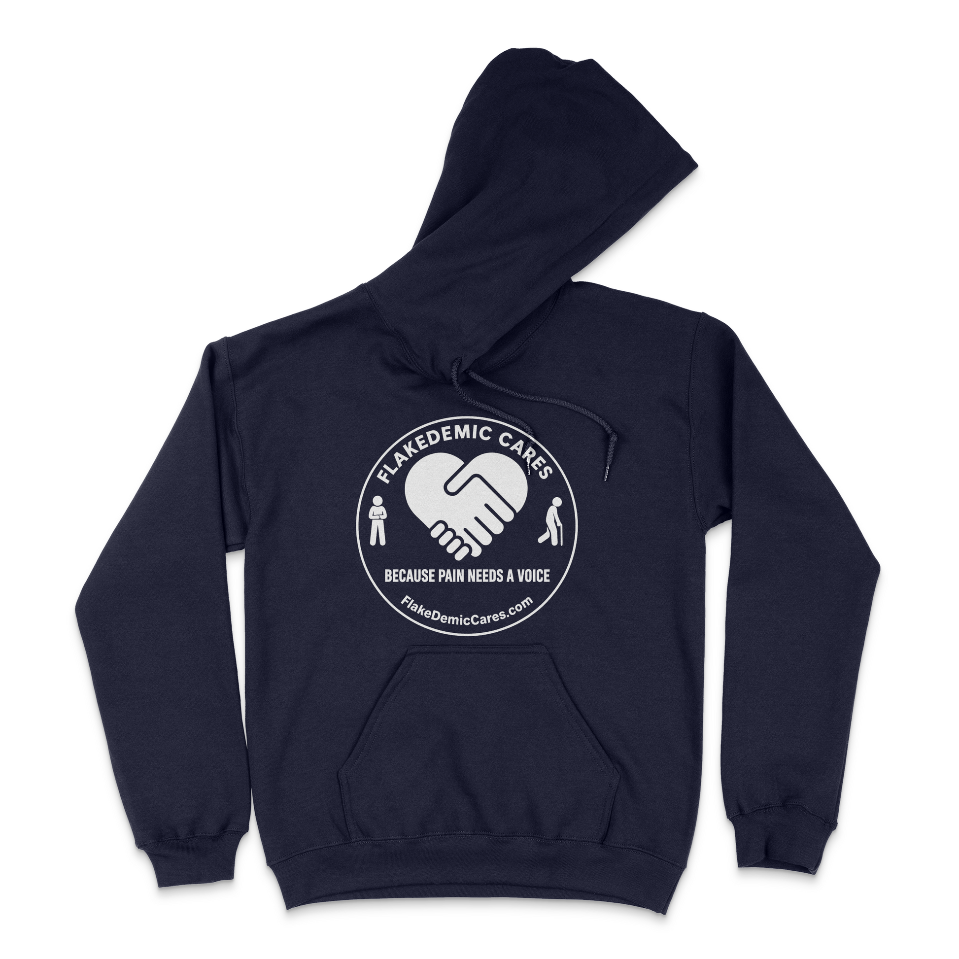 FlakeDemic Cares Logo Hoodie