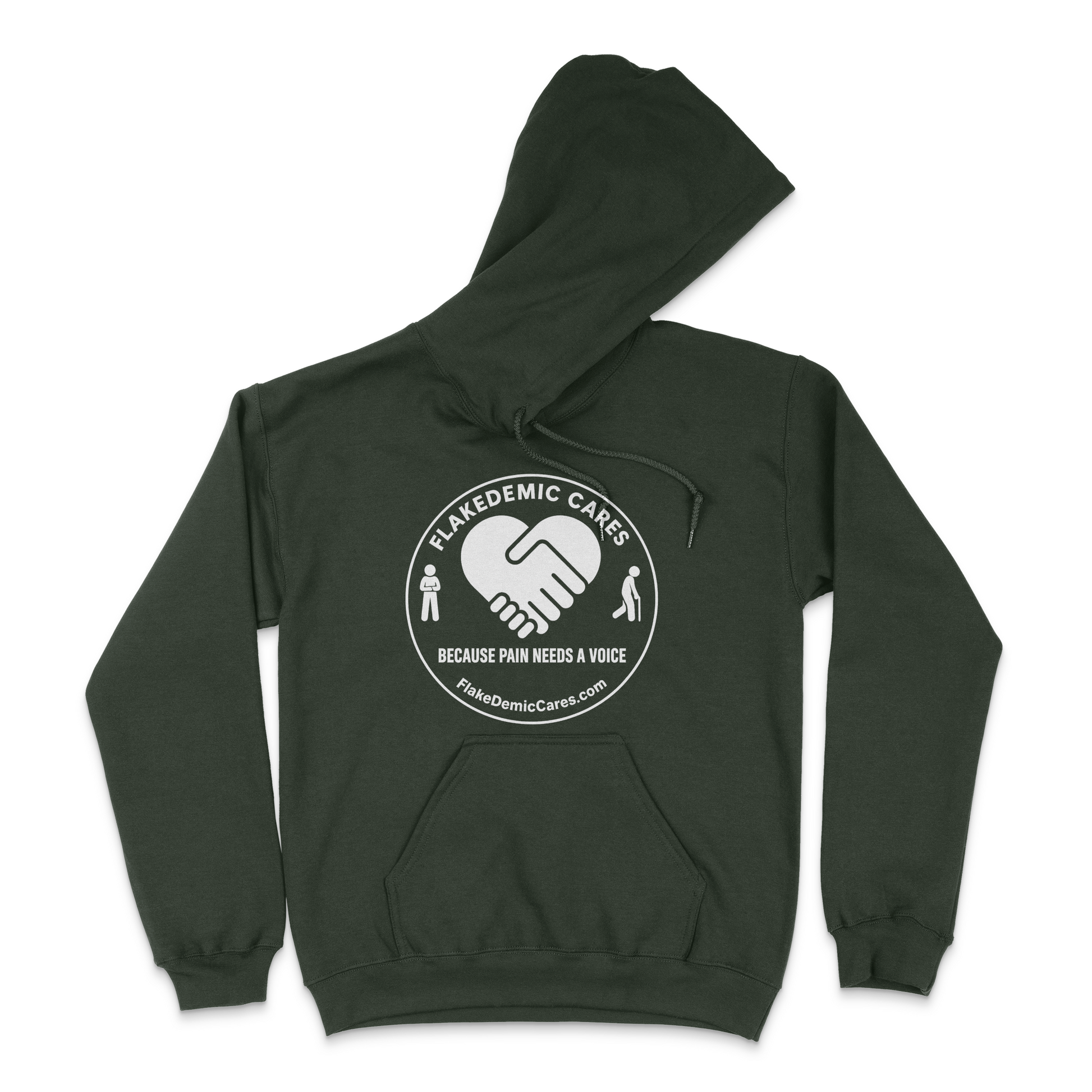 FlakeDemic Cares Logo Hoodie