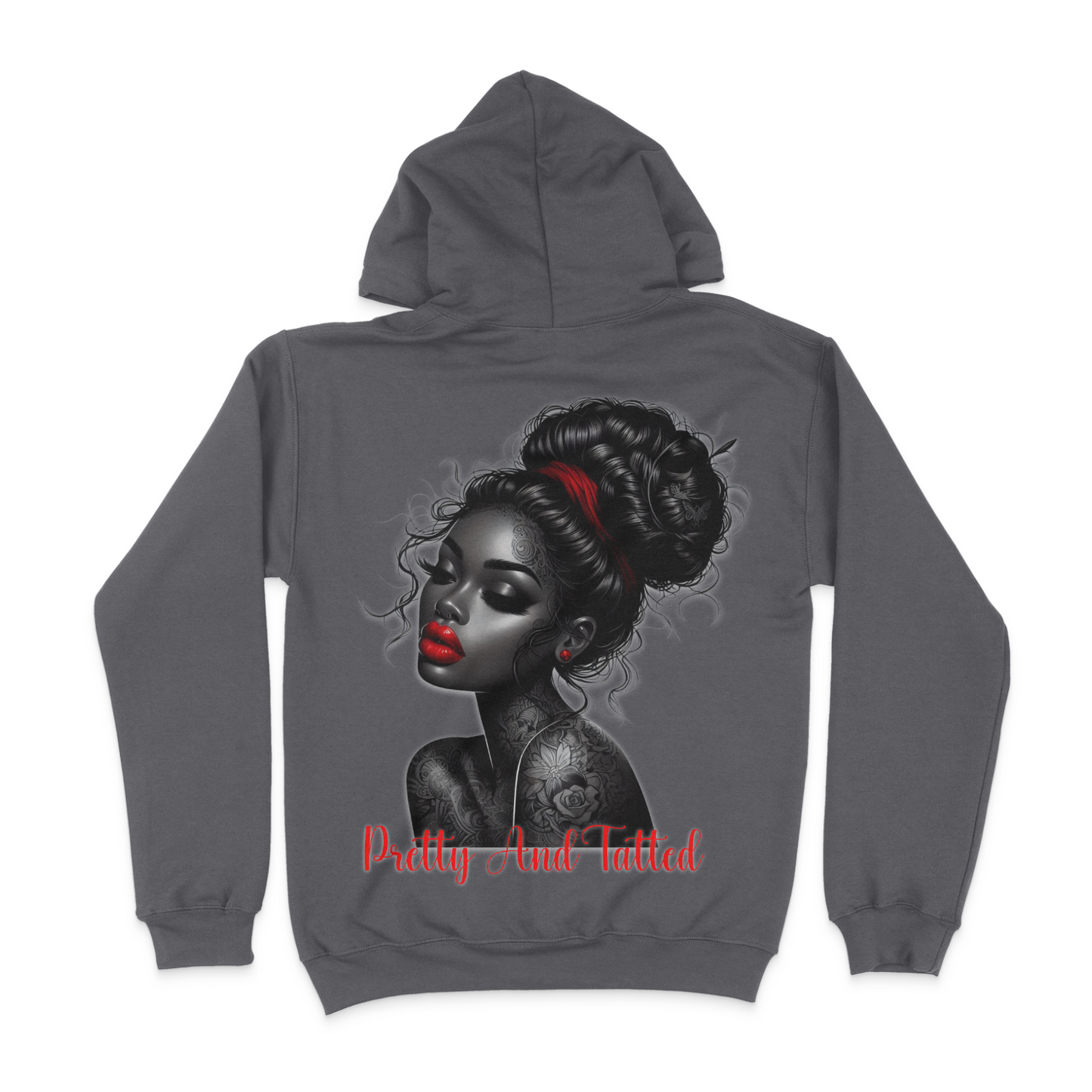 Pretty and Tatted Unisex Hoodie (BACK DESIGN)