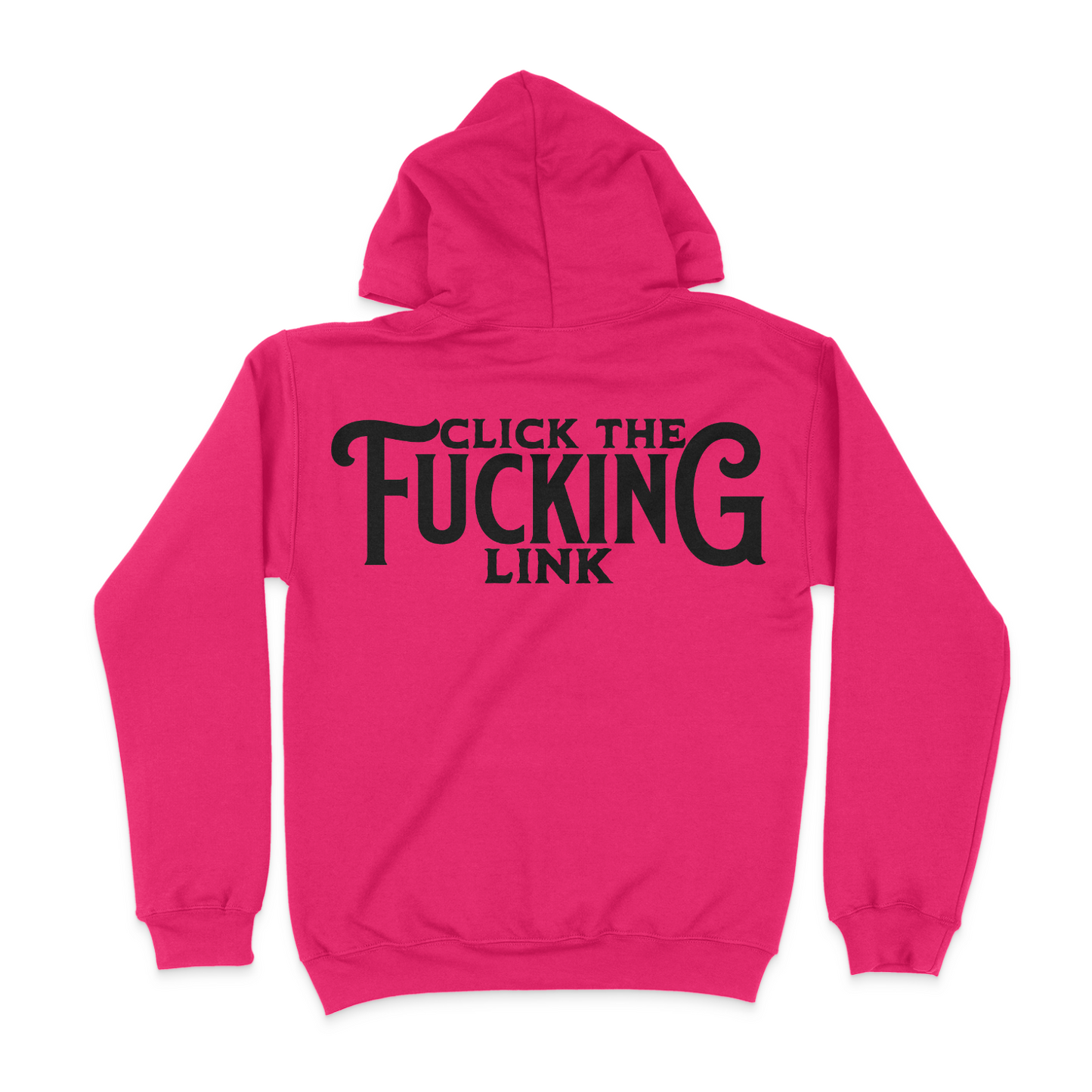 Joe The Bull Guy Click The Fucking Link Unisex Hoodie