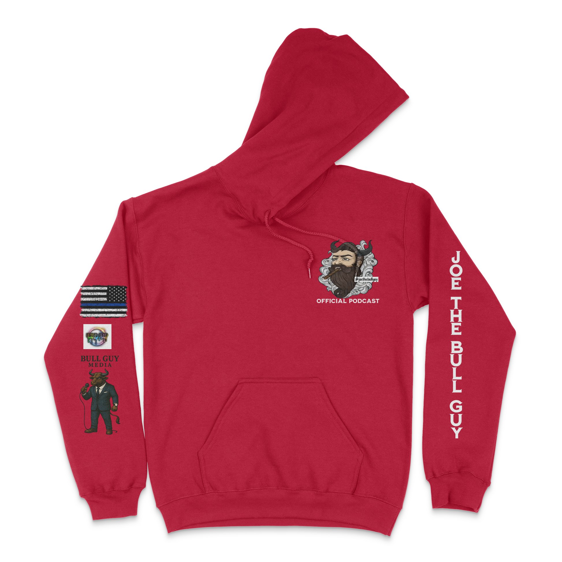 Joe The Bull Guy Official Podcast (Bull Media) Unisex Hoodie