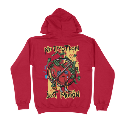 No Emotion Just Motion Graphic Unisex Hoodie