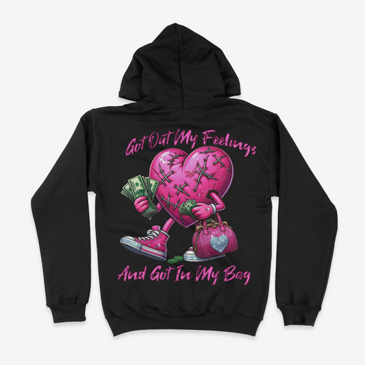 Got Out My Feelings And Got In My Bag Graphic Unisex Hoodie