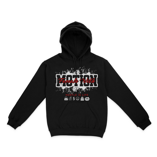Female With Motion Unisex Hoodie