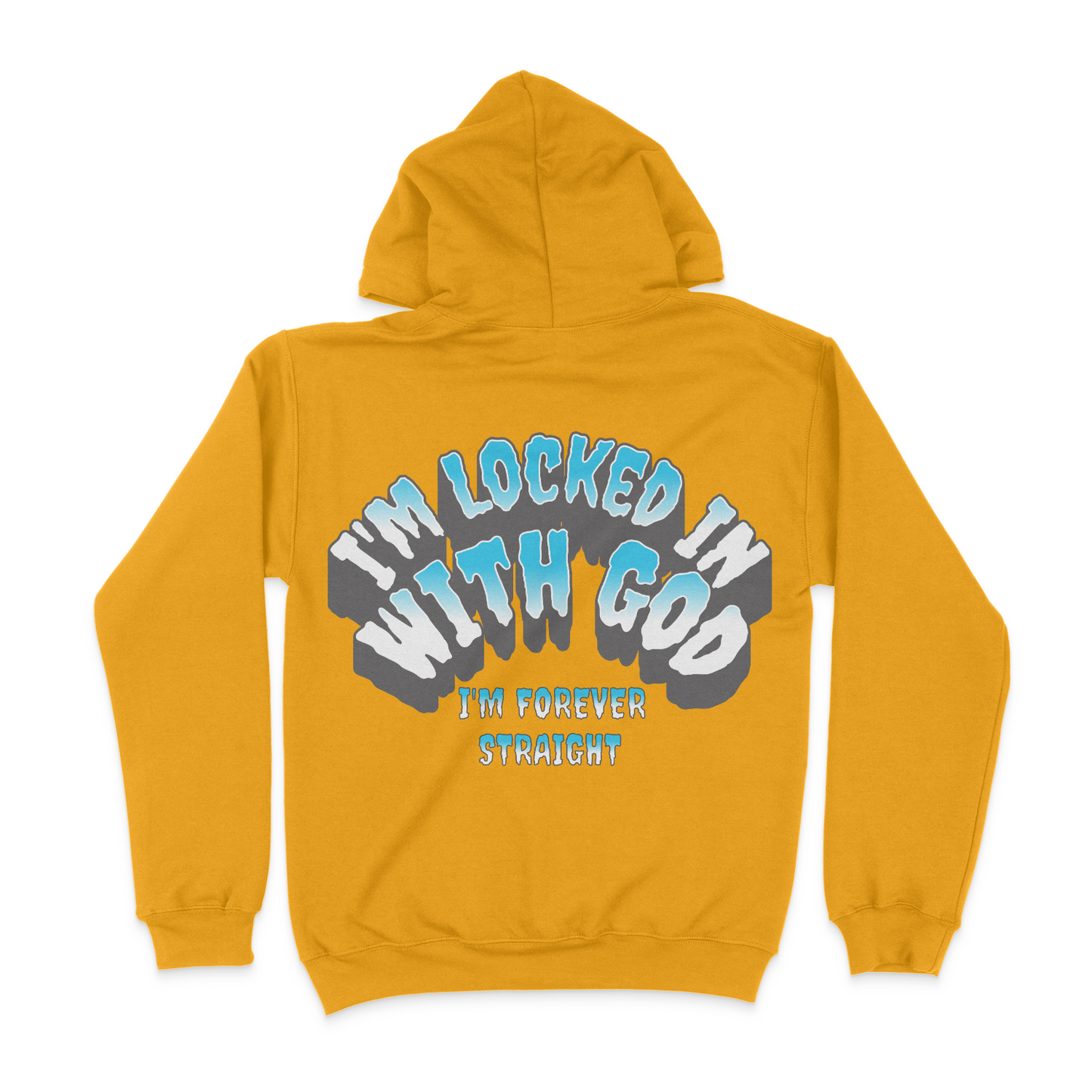 I'm locked In With God Unisex Graphic Hoodie (back only design)