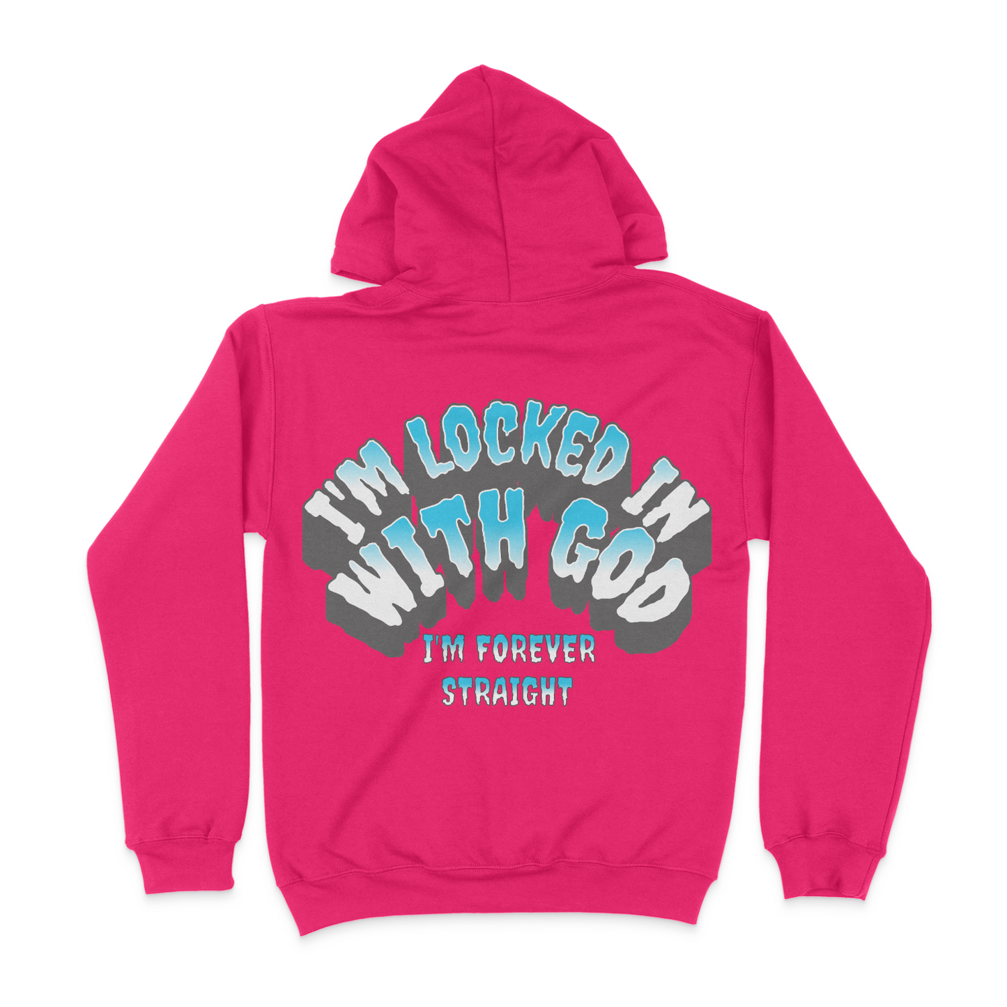 I'm locked In With God Unisex Graphic Hoodie (back only design)