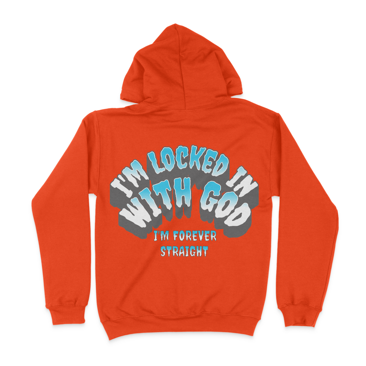 I'm locked In With God Unisex Graphic Hoodie (back only design)