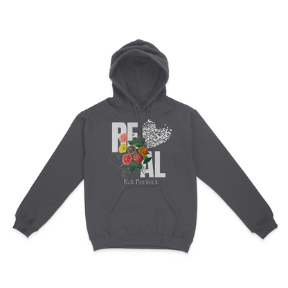 Real, Not Perfect Graphic Unisex Hoodie