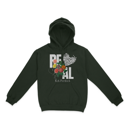 Real, Not Perfect Graphic Unisex Hoodie