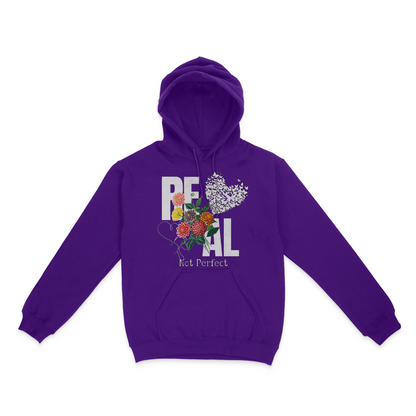Real, Not Perfect Graphic Unisex Hoodie