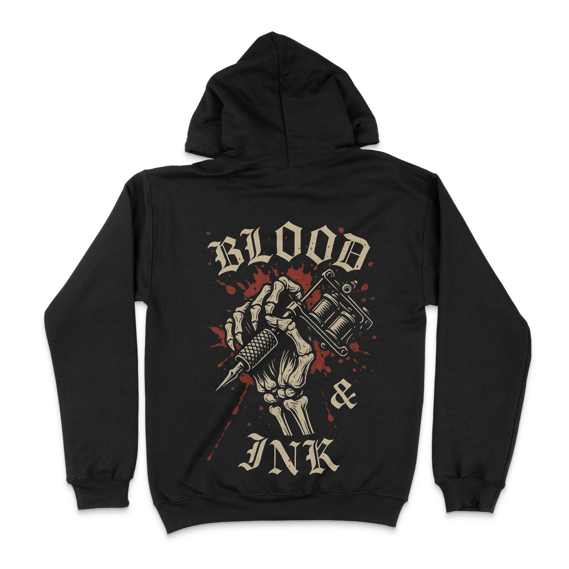 Blood and Ink Skeleton Hand Unisex Hoodie