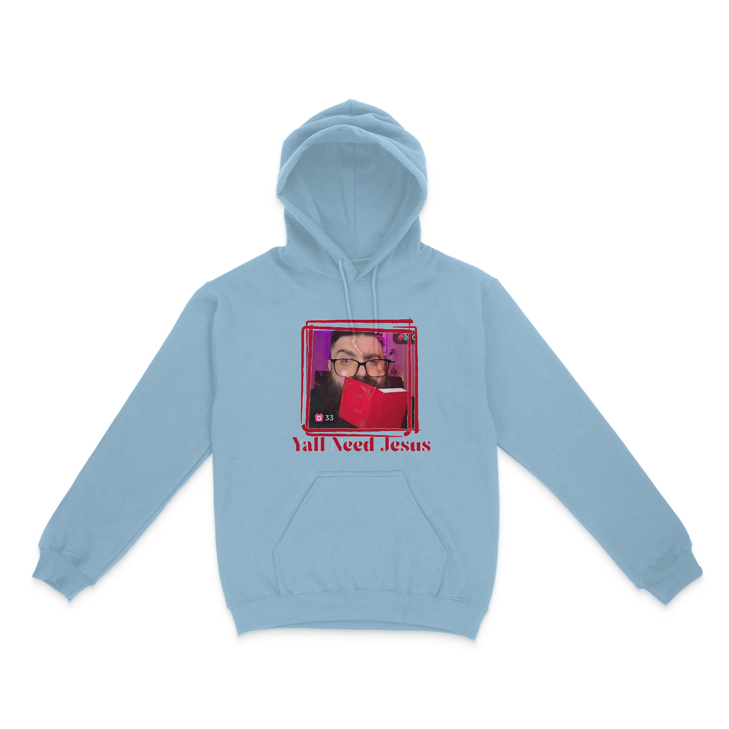 Y'all Need Jesus Joe The Bull Guy Unisex Hoodie