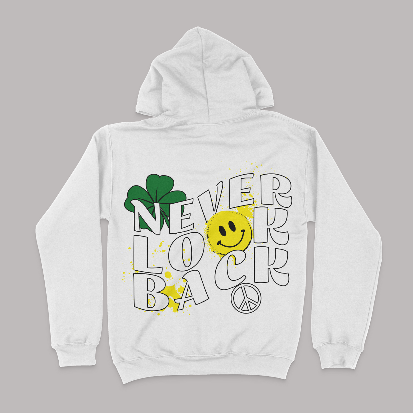 Never Look Back (Front And Back Design) Unisex Hoodie