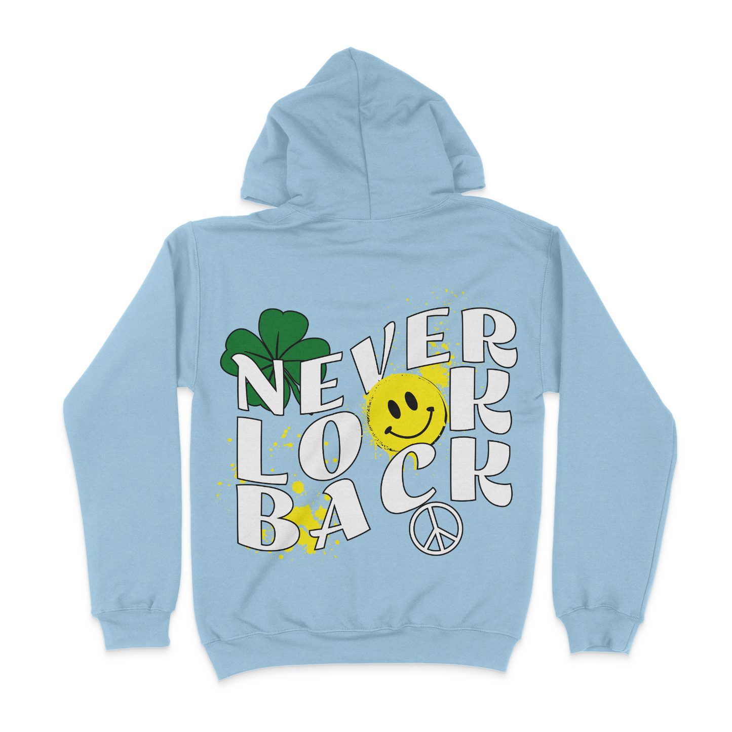 Never Look Back (Front And Back Design) Unisex Hoodie