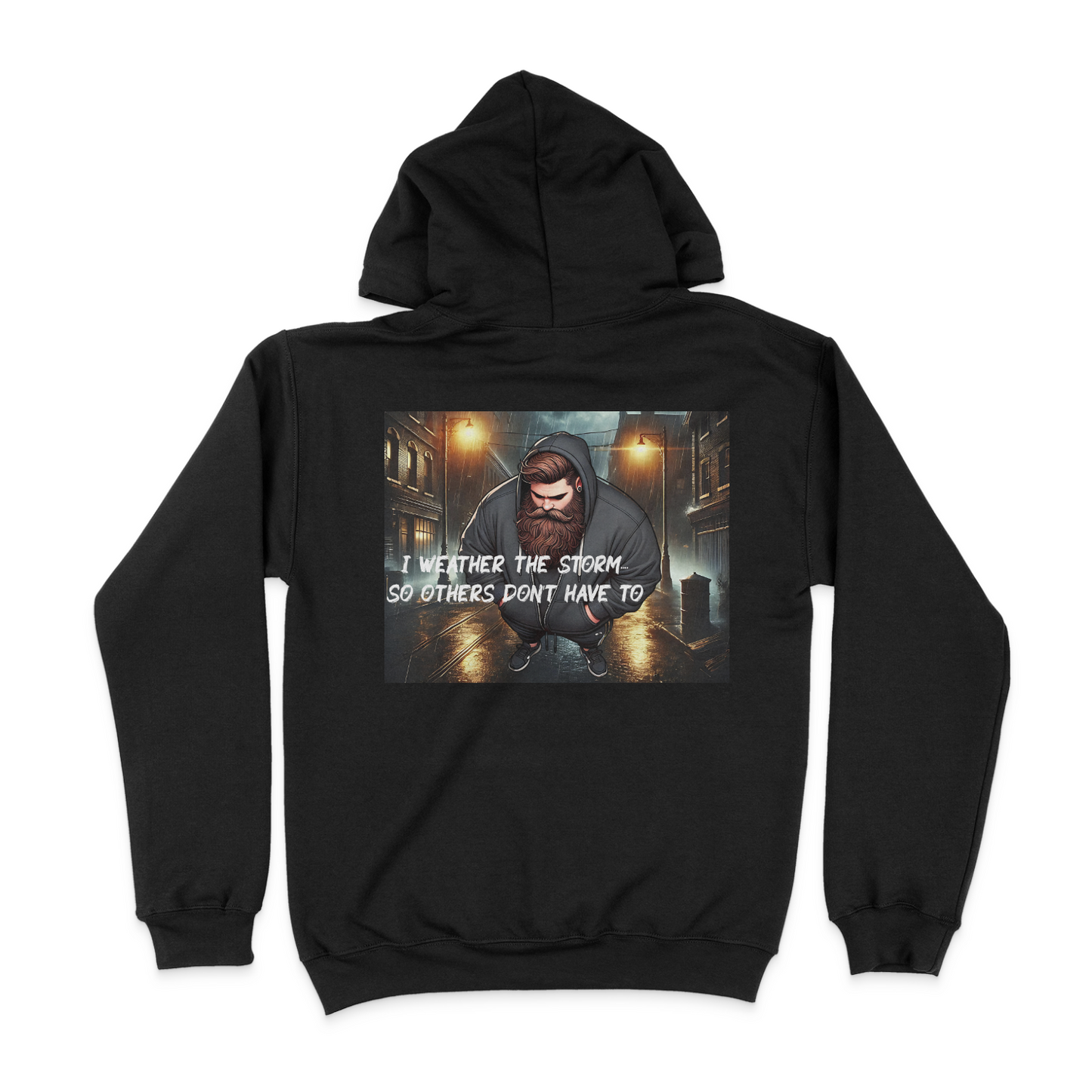 I Weather The Storm, So Others Don't Have To Joe The Bull Guy Unisex Hoodie