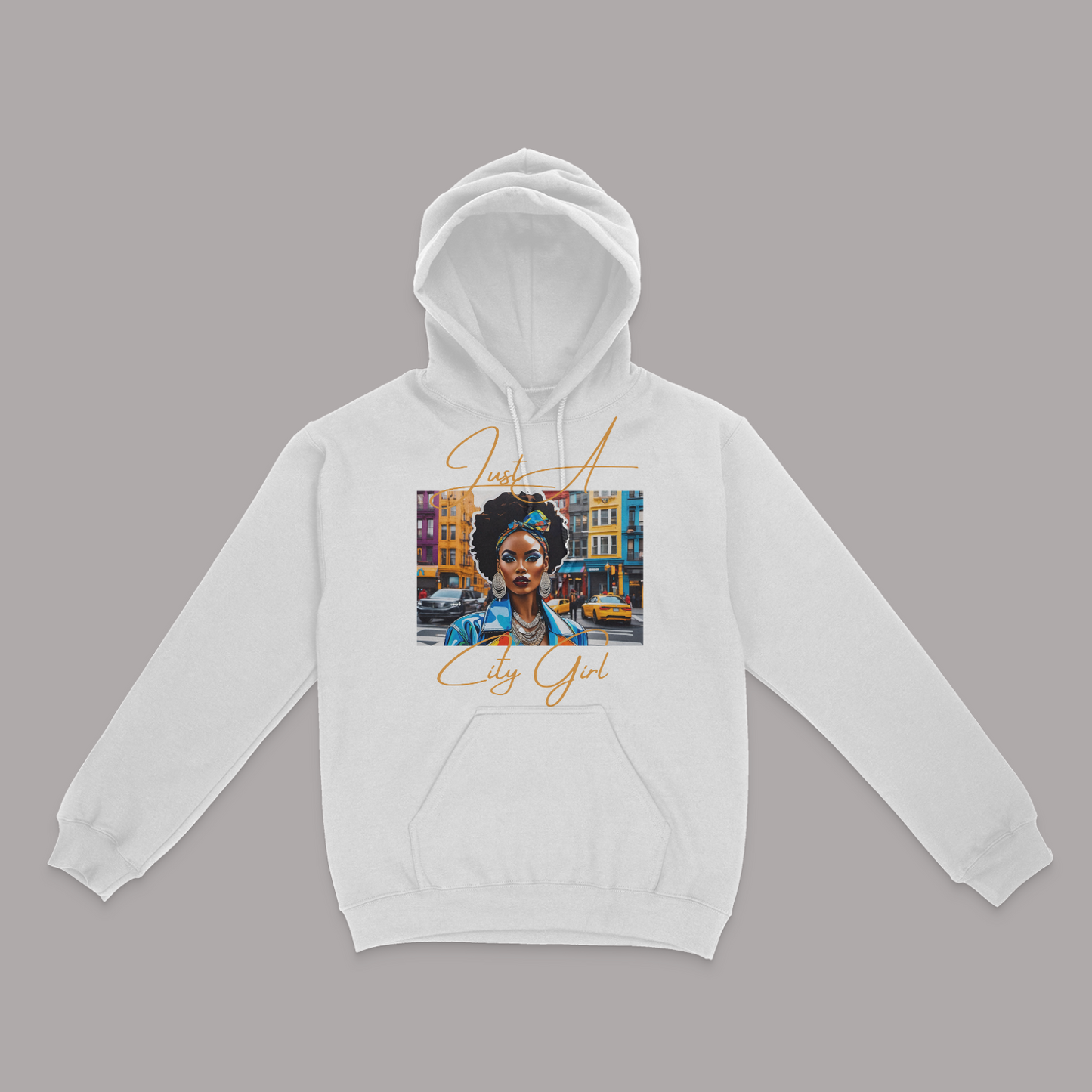 Just A City Girl Graphic Unisex Hoodie