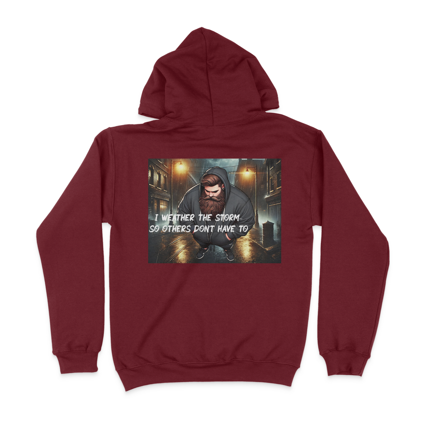 I Weather The Storm, So Others Don't Have To Joe The Bull Guy Unisex Hoodie