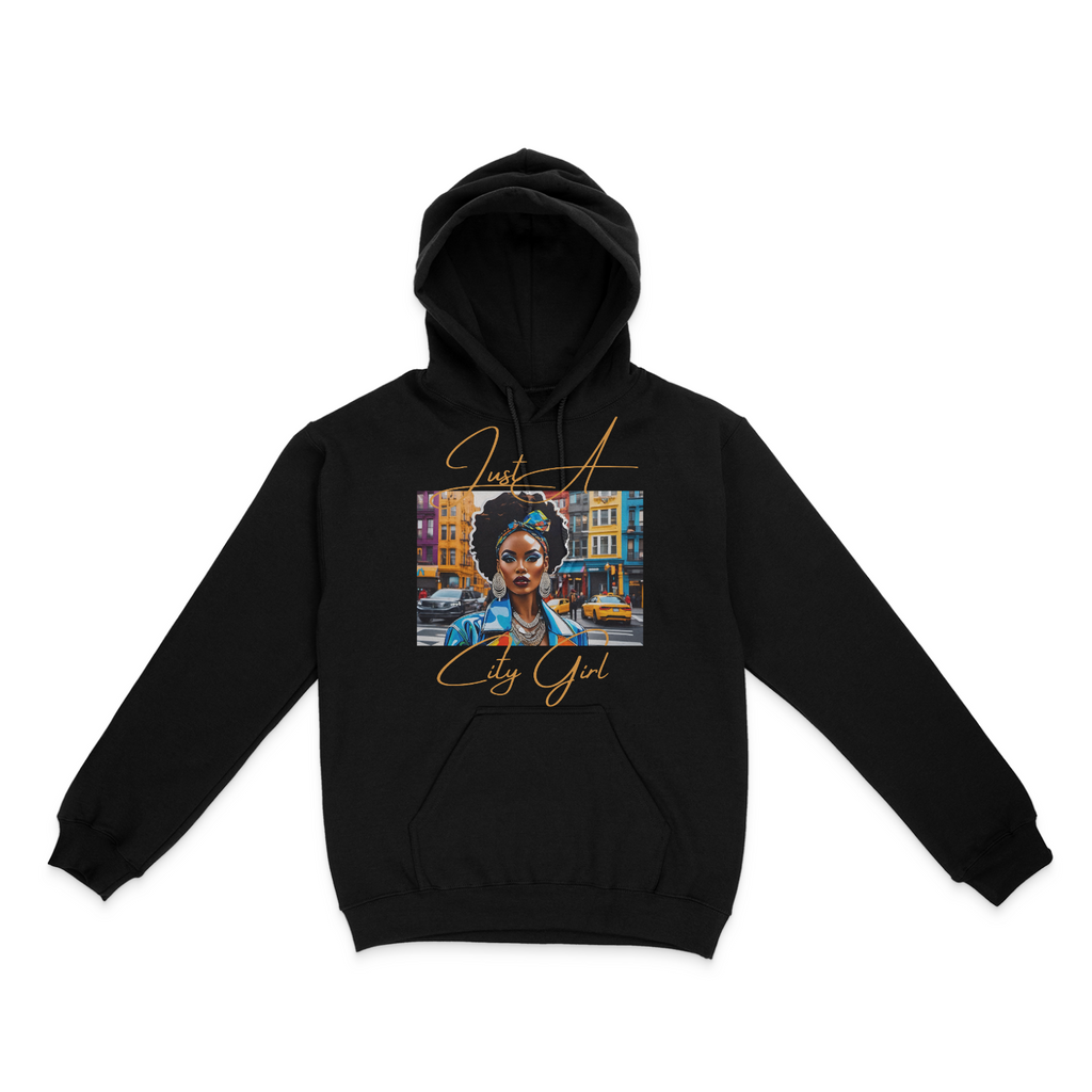 Just A City Girl Graphic Unisex Hoodie