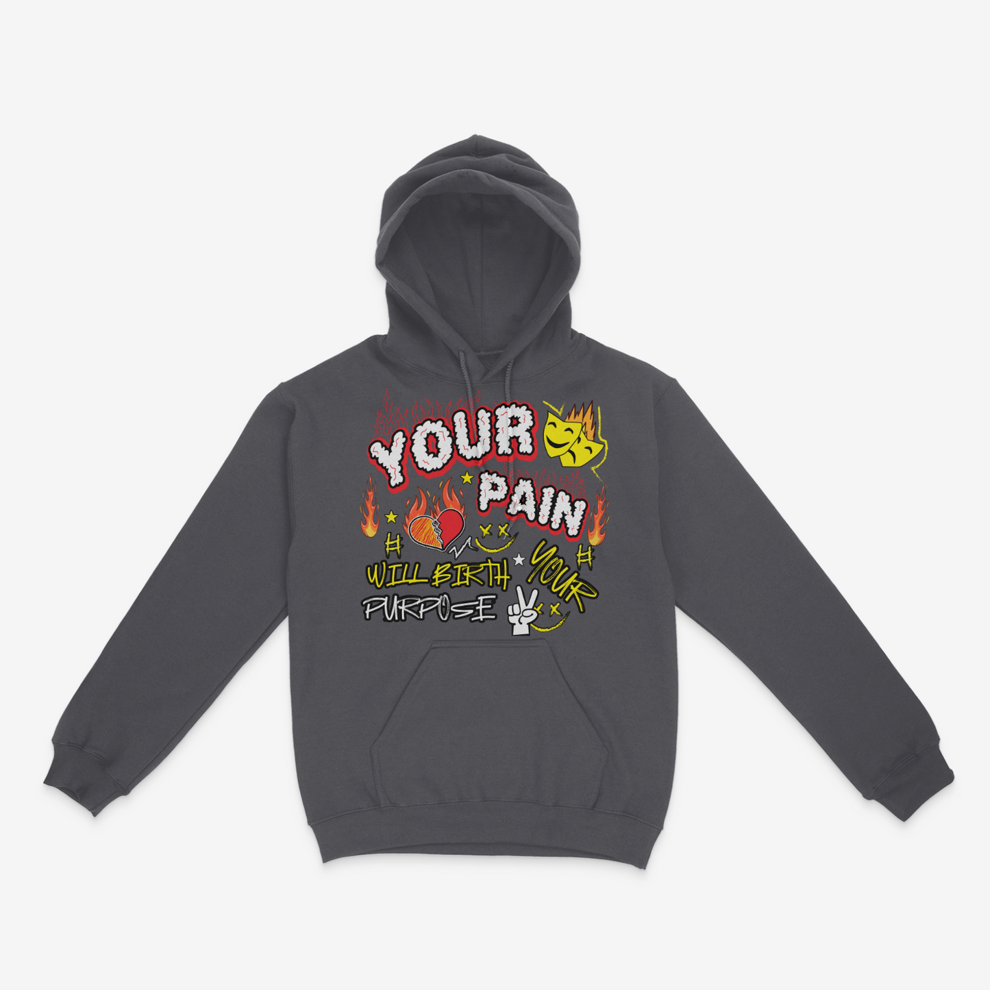 Your Pain Will Birth Your Purpose Graphic Unisex Hoodie