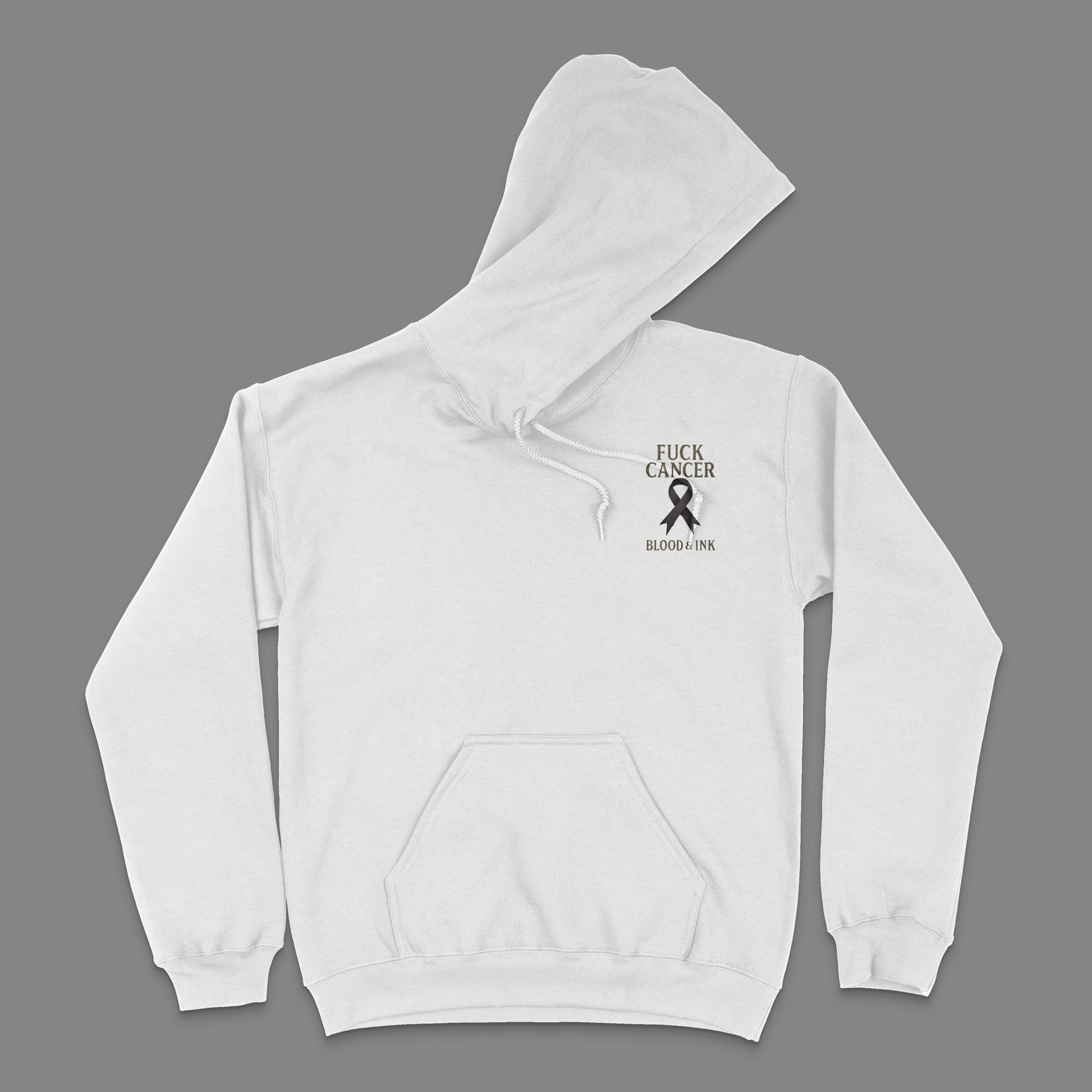 Fuck Cancer Blood and Ink Unisex Hoodie