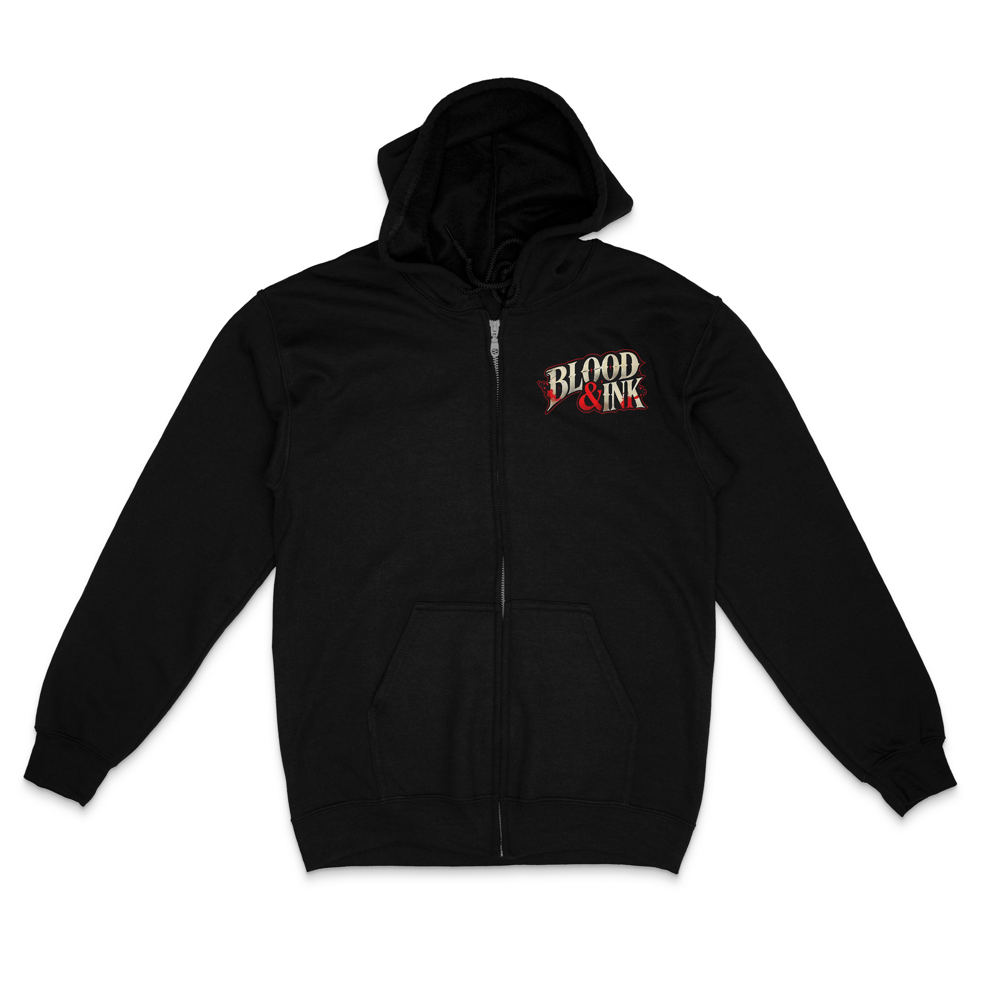 Blood and Ink Logo Zip Hoodie