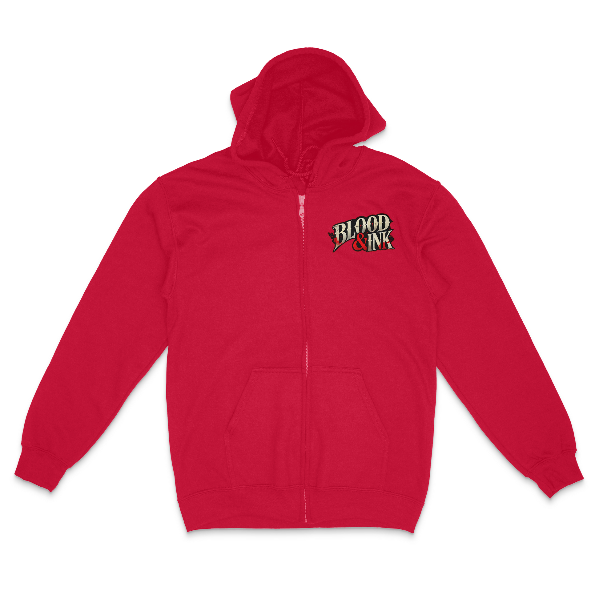 Blood and Ink Logo Zip Hoodie