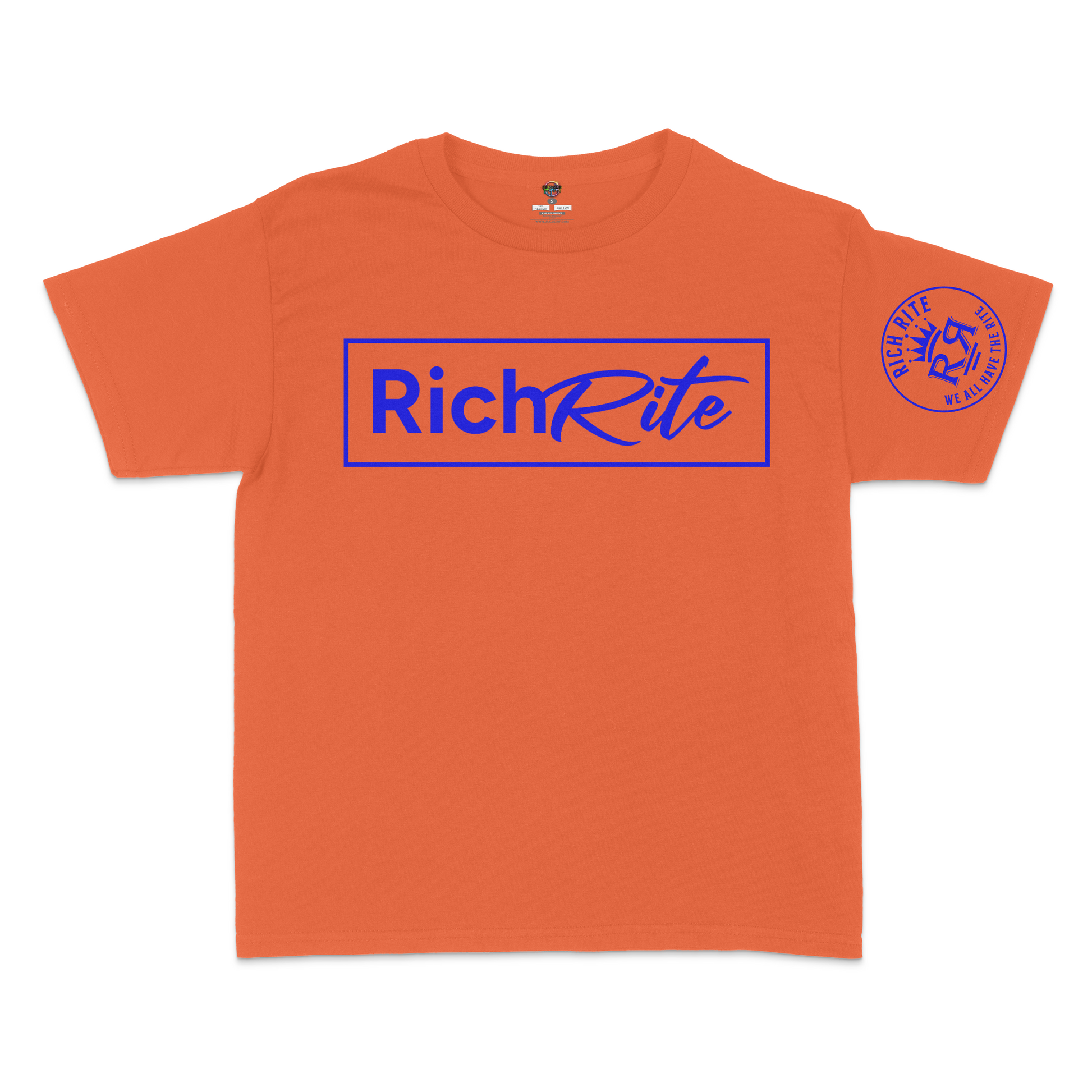 Rich Rite Blue Logo Kid's Unisex Tshirt